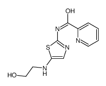 N-[5-(2-hydroxyethylamino)-1,3-thiazol-2-yl]pyridine-2-carboxamide Structure