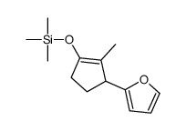 [3-(furan-2-yl)-2-methylcyclopenten-1-yl]oxy-trimethylsilane Structure