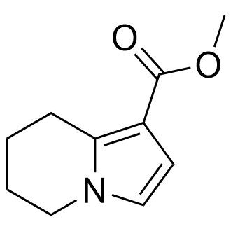 Methyl 5,6,7,8-tetrahydroindolizine-1-carboxylate structure