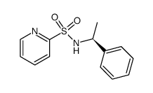 (S)-N-(1-phenylethyl)-2-pyridinesulfonamide结构式