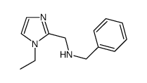 N-Benzyl-1-(1-ethyl-1H-imidazol-2-yl)methanamine dihydrochloride结构式