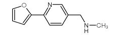 N-METHYL-[6-(2-FURYL)PYRID-3-YL]METHYLAMINE Structure