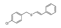 (E)-(4-chlorobenzyl)(styryl)sulfane结构式