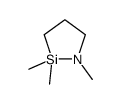 1,2,2-trimethylazasilolidine Structure