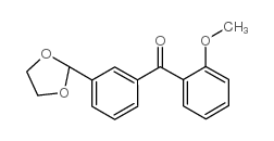 3'-(1,3-DIOXOLAN-2-YL)-2-METHOXYBENZOPHENONE图片