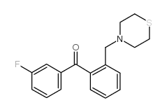 3'-FLUORO-2-THIOMORPHOLINOMETHYL BENZOPHENONE图片