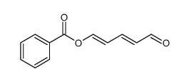 2,4-Pentadienal, 5-(benzoyloxy) Structure