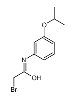 2-bromo-N-(3-propan-2-yloxyphenyl)acetamide Structure