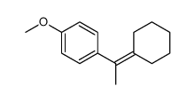 1-(1-cyclohexylideneethyl)-4-methoxybenzene结构式