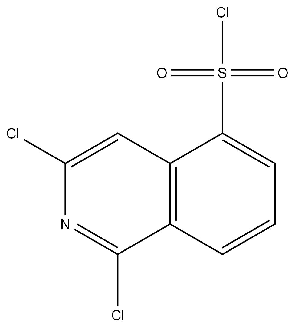 1,3-DICHLOROISOQUINOLINE-5-SULFONYL CHLORIDE Structure