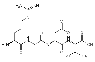 H-ARG-GLY-ASP-VAL-OH结构式