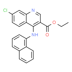 ETHYL 7-CHLORO-4-(NAPHTHALEN-1-YLAMINO)QUINOLINE-3-CARBOXYLATE picture