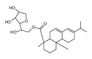 Sorbitan, mono[[1R-(1α,4aβ,4bα,10aα)]-1,2,3,4,4a,4b,5,6,10,10a-decahydro-1,4a-dimethyl-7-(1-methylethyl)-1-phenanthrenecarboxylate]结构式