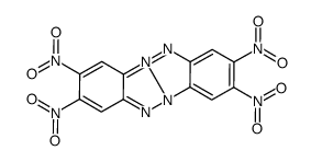 2,3,8,9-Tetranitrobenzotriazolo[2,1-a]benzotriazol-5-ium-6-ide结构式