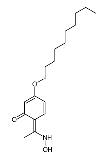 3-decoxy-6-[1-(hydroxyamino)ethylidene]cyclohexa-2,4-dien-1-one Structure