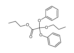 Propyloxy-diphenoxy-essigsaeure-propylester Structure