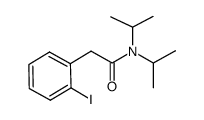 (N,N)-diisopropyl 2-iodophenylacetamide Structure