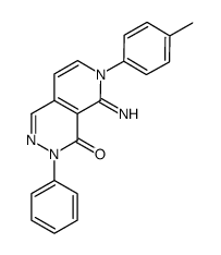 5-imino-3-phenyl-6-p-tolyl-5,6-dihydro-3H-pyrido[3,4-d]pyridazin-4-one Structure