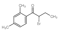 2-bromo-2-4-dimethylbutyrophenone结构式