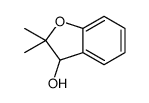 2,2-二甲基-2,3-二氢-苯并呋喃-3-醇结构式