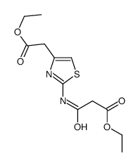 ethyl 3-[[4-(2-ethoxy-2-oxoethyl)-1,3-thiazol-2-yl]amino]-3-oxopropanoate结构式