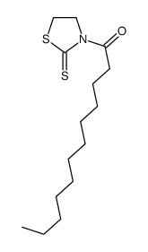 1-(2-sulfanylidene-1,3-thiazolidin-3-yl)dodecan-1-one Structure