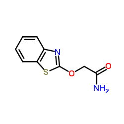 Acetamide, 2-(2-benzothiazolyloxy)- (9CI)结构式