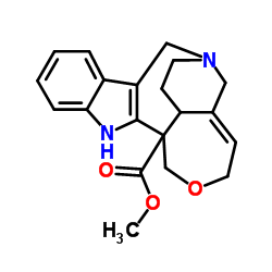 Methyl 14-oxa-1,10-diazapentacyclo[15.3.1.03,11.04,9.012,18]henicosa-3(11),4,6,8,16-pentaene-12-carboxylate结构式