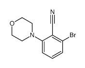 2-Bromo-6-Morpholinobenzonitrile structure