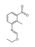 ETHYL-N-(2-METHYL-3-NITROPHENYL)FORMIMIDATE structure