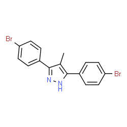 3,5-双(4-溴苯基)-4-甲基-1H-吡唑图片