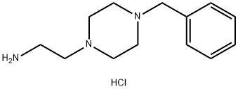 2-(4-Benzylpiperazino)ethan-1-amine pentahydrochloride Structure