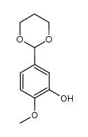 5-(1,3-dioxan-2-yl)-2-methoxyphenol Structure