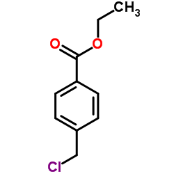 4-(氯甲基)苯甲酸乙酯结构式
