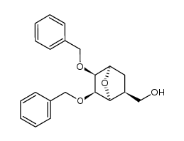 [(1S,2S,4R,5S,6R)-5,6-dibenzyloxy-7-oxabicyclo[2.2.1]heptan-2-yl]methanol Structure