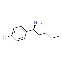 (1S)-1-(4-CHLOROPHENYL)PENTYLAMINE结构式