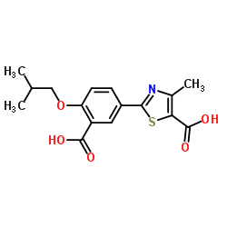 Febuxostat dicarboxylic acid impurity structure