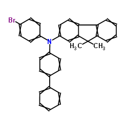 N-([1,1'-Biphenyl]-4-yl)-N-(4-bromophenyl)-9,9-dimethyl-9H-fluoren-2-amine picture