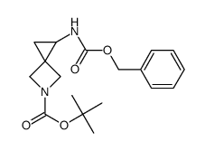 1-Benzyloxycarbonylamino-5-aza-spiro[2.3]hexane-5-carboxylicacidtert-butylester Structure