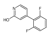 4-(2,6-difluorophenyl)-1H-pyridin-2-one Structure