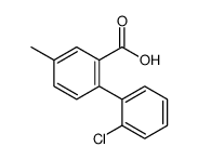 2-(2-chlorophenyl)-5-methylbenzoic acid结构式