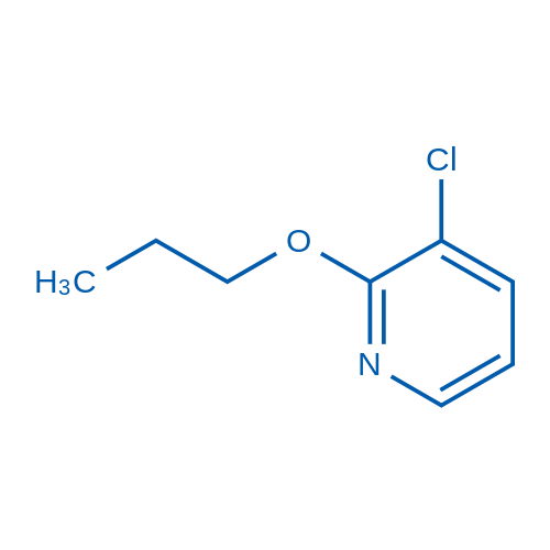 3-Chloro-2-propoxypyridine Structure