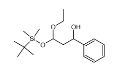 3-((tert-butyldimethylsilyl)oxy)-3-ethoxy-1-phenylpropan-1-ol Structure