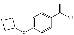 4-(氧杂环丁烷-3-基氧基)苯甲酸结构式