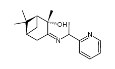 (1S,2S,5S,Z)-2,6,6-trimethyl-3-((1-(pyridin-2-yl)ethyl)imino)bicyclo[3.1.1]heptan-2-ol Structure