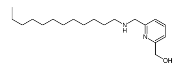 [6-[(dodecylamino)methyl]pyridin-2-yl]methanol Structure