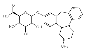 8-Hydroxy Mianserin b-D-Glucuronide Structure