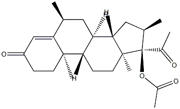 17α-(Acetyloxy)-6α,16α-dimethylpregn-4-ene-3,20-dione picture