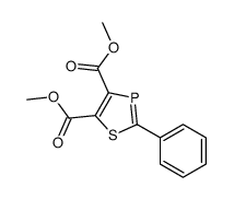 dimethyl 2-phenyl-1,3-thiaphosphole-4,5-dicarboxylate Structure