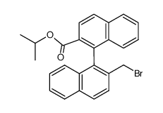 isopropyl 2'-bromomethyl-1,1'-binaphthyl-2-carboxylate Structure